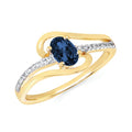 14k Yellow Gold Gemstone Ring
