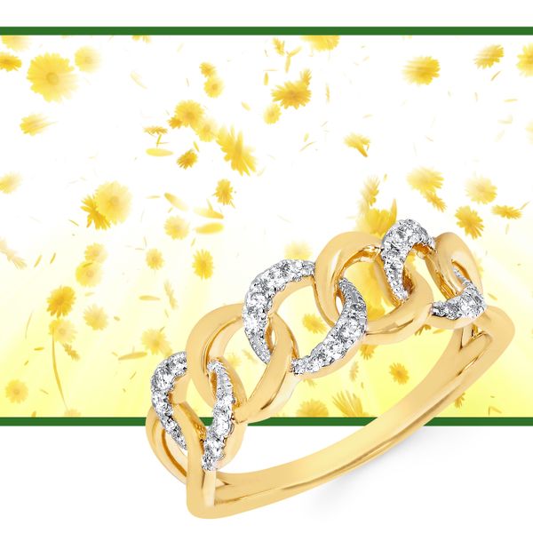 14k Yellow Gold Fashion Ring - Image 2