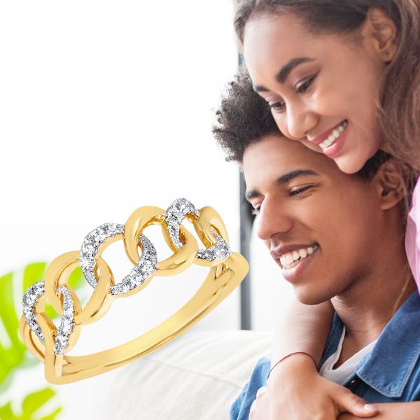14k Yellow Gold Fashion Ring - Image 4