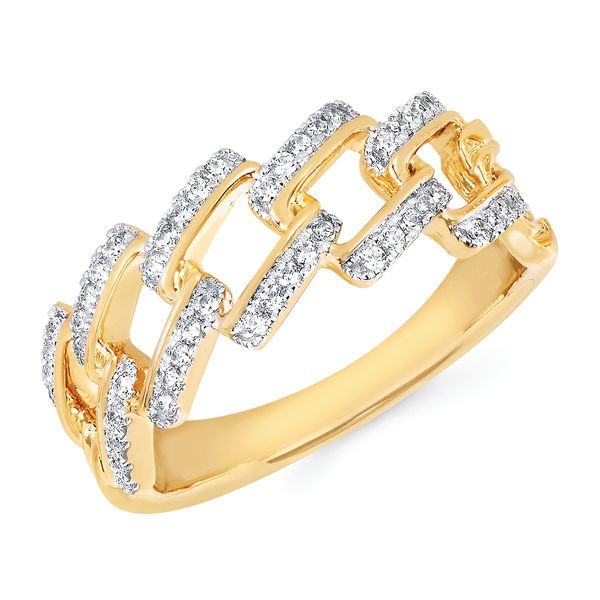 14k Yellow Gold Fashion Ring