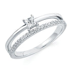 14k White Gold Fashion Ring