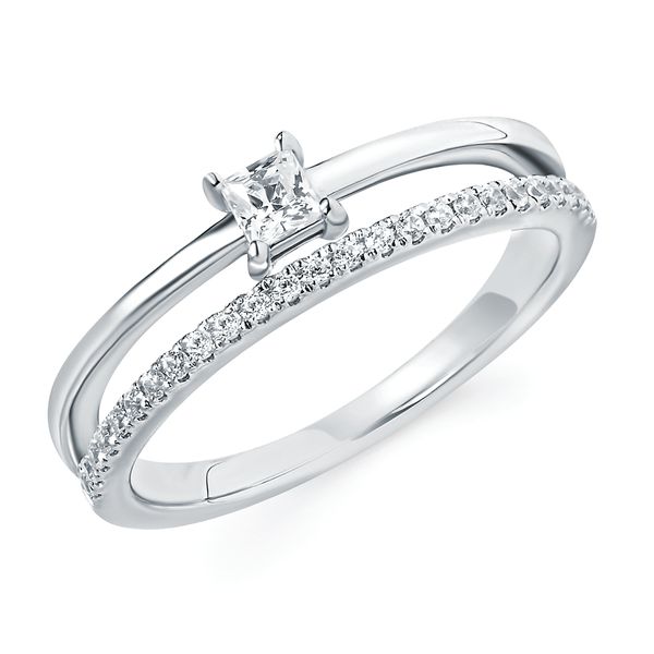14k White Gold Fashion Ring