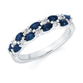 14k White Gold Gemstone Ring