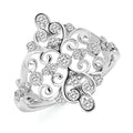 14k White Gold Fashion Ring