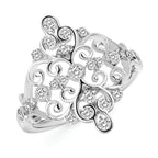 14k White Gold Fashion Ring