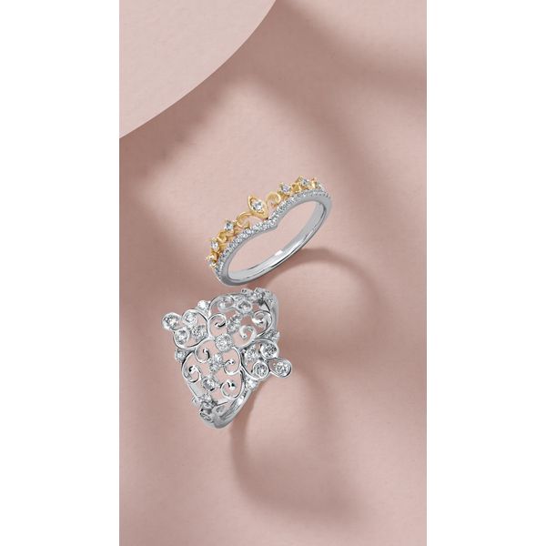 14k White Gold Fashion Ring - Image 2
