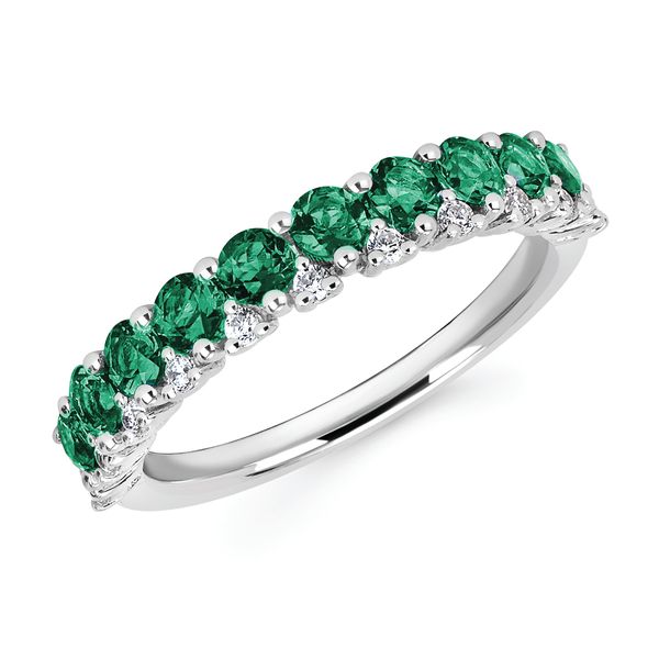 14k White Gold Gemstone Ring