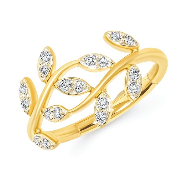 14k Yellow Gold Fashion Ring