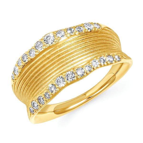 14k Yellow Gold Fashion Ring