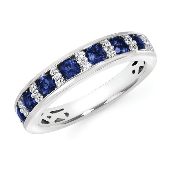 14k White Gold Gemstone Ring