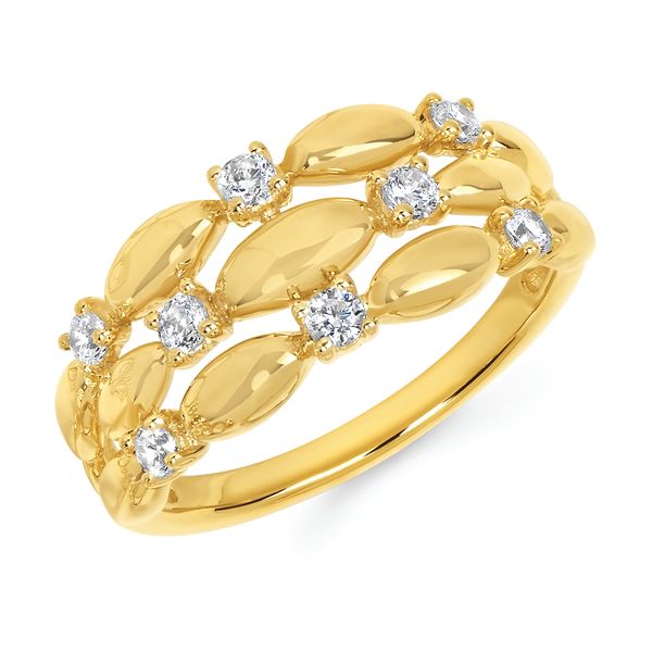 14k Yellow Gold Fashion Ring