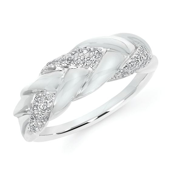 14k White Gold Fashion Ring