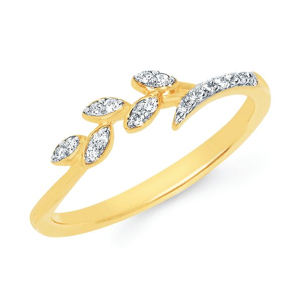14k Yellow Gold Fashion Ring