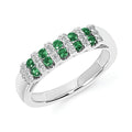 14k White Gold Gemstone Ring