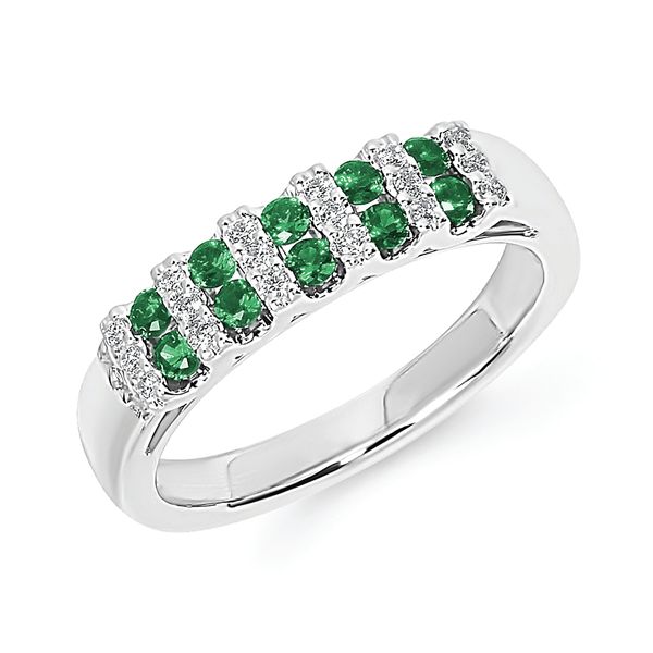 14k White Gold Gemstone Ring