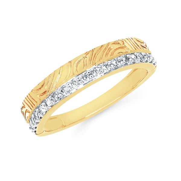 14k Yellow Gold Fashion Ring