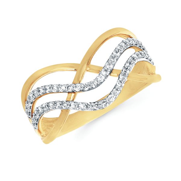 14k Yellow Gold Fashion Ring