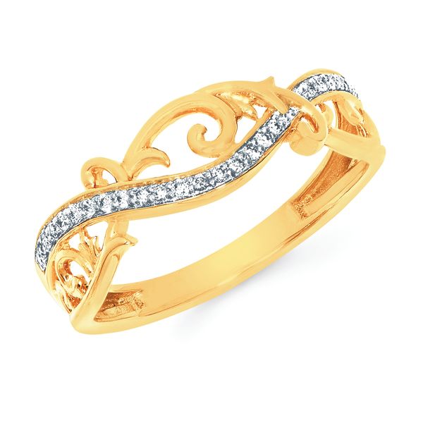 14k Yellow Gold Fashion Ring