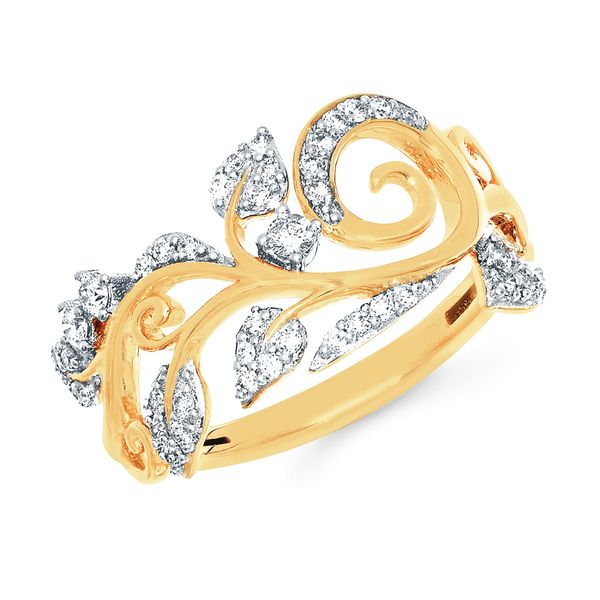 14k Yellow Gold Fashion Ring