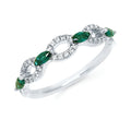14k White Gold Gemstone Ring