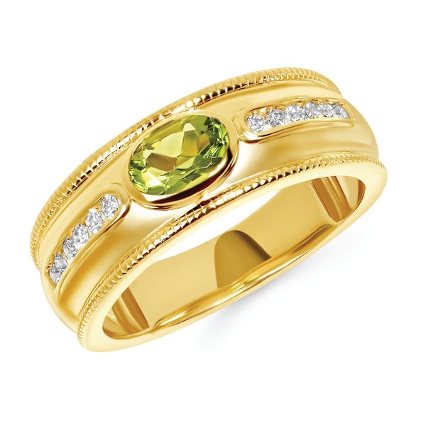 14k Yellow Gold Gemstone Ring