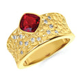 14k Yellow Gold Gemstone Ring