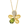 14k Yellow Gold Gemstone Pendant