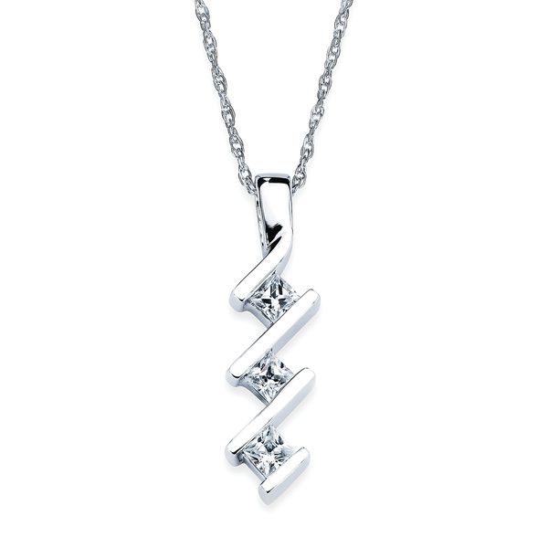 14k White Gold Pendant
