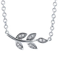10k White Gold Diamond Pendant