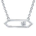Sterling Silver Diamond Pendant