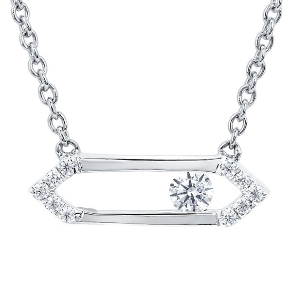 Sterling Silver Diamond Pendant