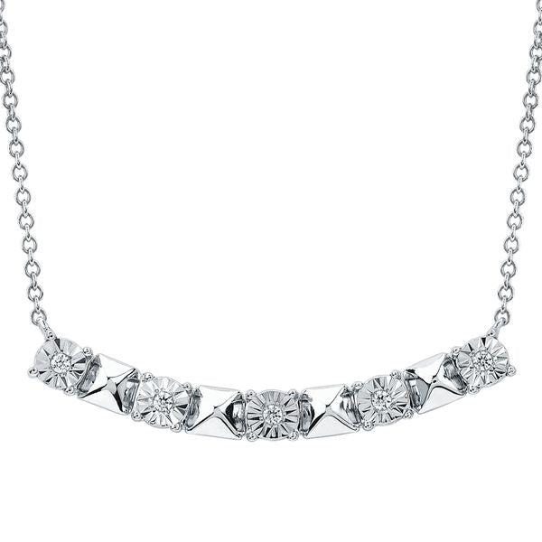 Sterling Silver Diamond Pendant