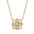 14k Yellow Gold Diamond Pendant