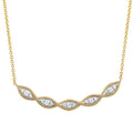 14k Yellow Gold Diamond Pendant