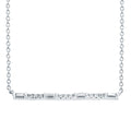 14k White Gold Diamond Pendant