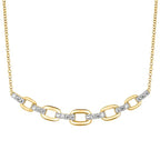 14k Yellow Gold Diamond Pendant