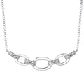 14k White Gold Diamond Pendant