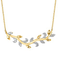 14k Yellow Gold Diamond Pendant