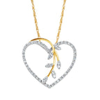 14k Yellow Gold Diamond Pendant