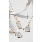 14k Yellow Gold Diamond Pendant - Image 3