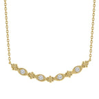 14k Yellow Gold Diamond Pendant