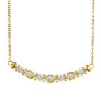 14k Yellow Gold Diamond Pendant