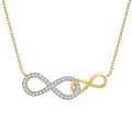 14k Yellow Gold Diamond Pendant