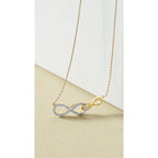 14k Yellow Gold Diamond Pendant - Image 2