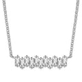 14k White Gold Diamond Pendant