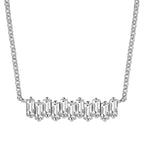 14k White Gold Diamond Pendant