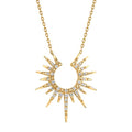 10k Yellow Gold Diamond Pendant