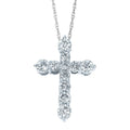 14k White Gold Diamond Pendant