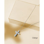 14k White Gold Diamond Pendant - Image 4