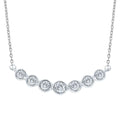 14k White Gold Diamond Pendant